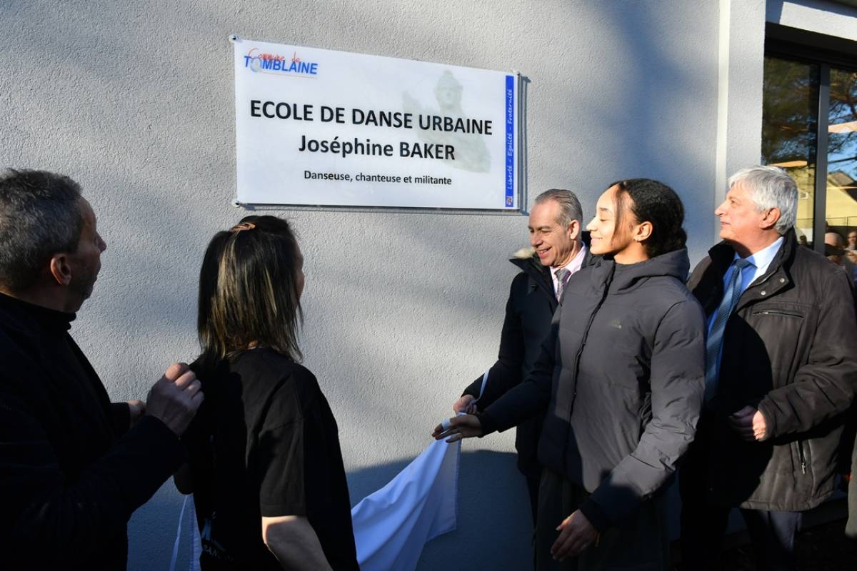 Inauguration salle josephine baker tomblaine