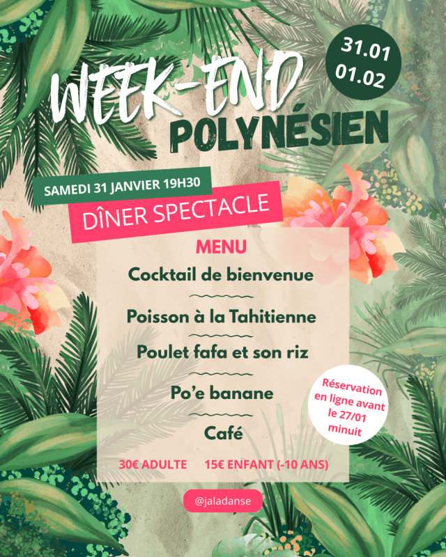 Menu Dîner spectacle